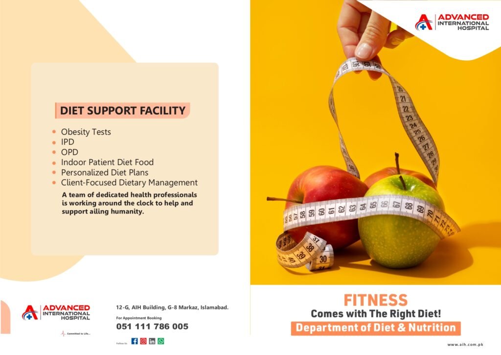 Diet Support Facility & Fitness Flyer